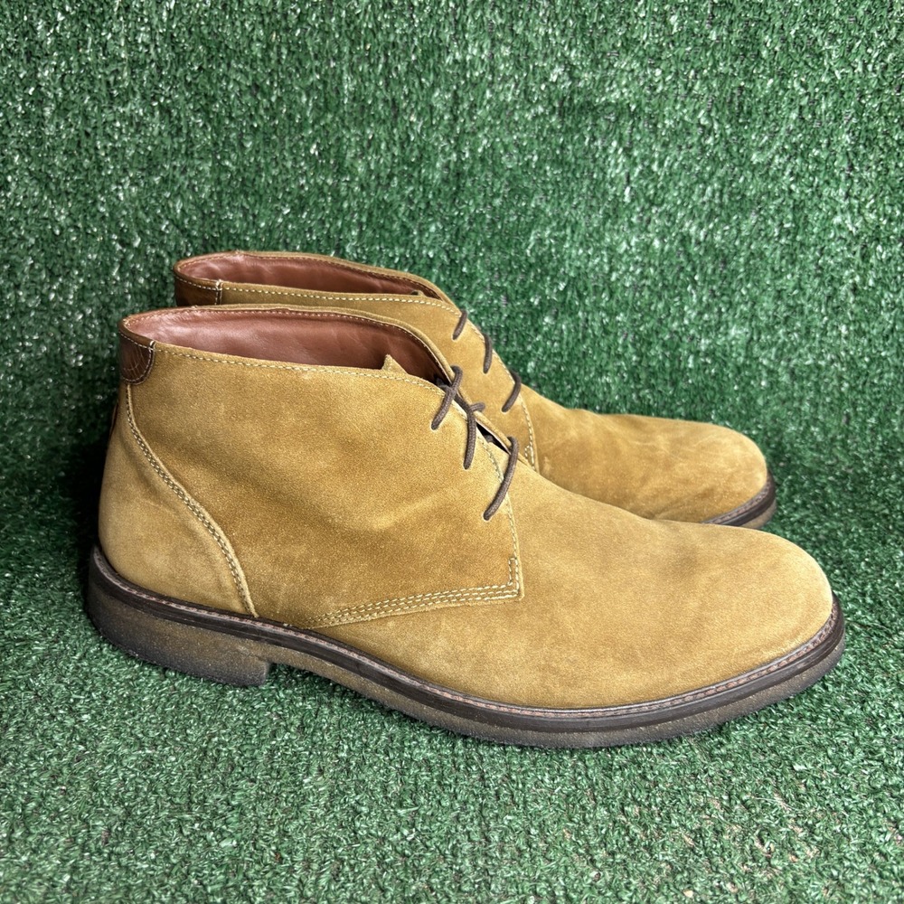 Johnston & Murphy Copeland Suede Crepe Sole Chukka Desert Boot Tan Mens Size 10M